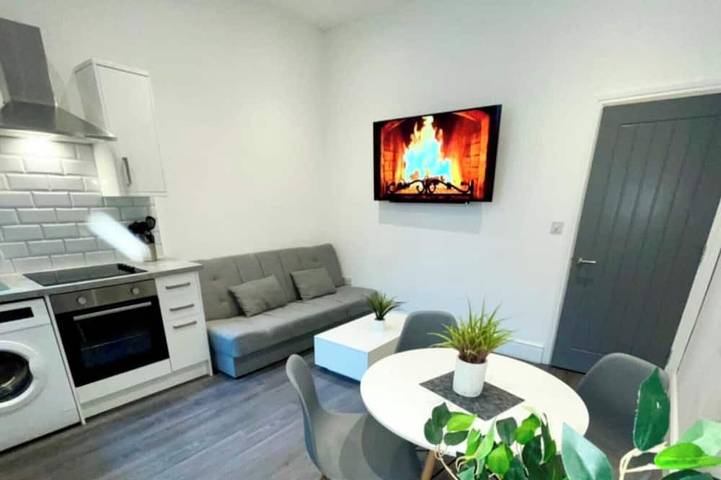 Holiday apartment for 4 people, with garden in Blackpool