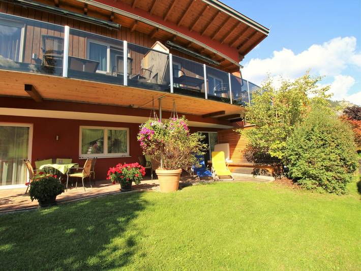Ferienwohnung für 6 Personen, mit Balkon und Garten sowie Sauna in Forstau