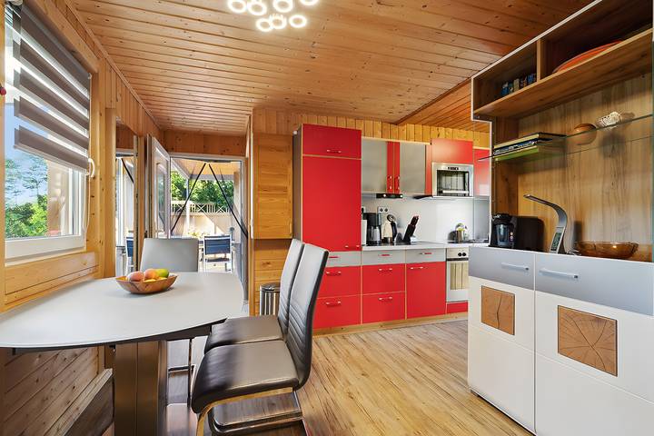 Ferienhaus für 4 Personen, mit Garten und Sauna sowie Seeblick, mit Haustier in Saaleland - 2