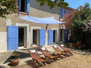 Gîte pour 6 personnes, avec jardin et balcon à Monoblet