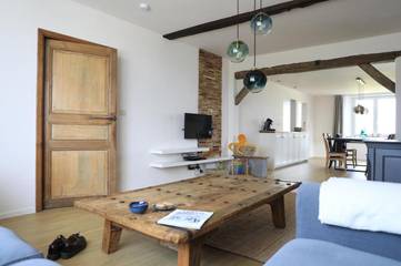 Gîte pour 8 personnes, avec jardin et vue à Wellin