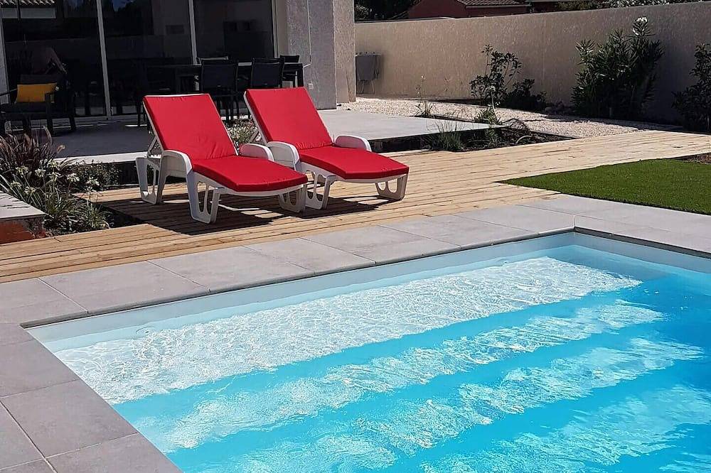 Villa Cycas - Private heated pool - Air conditioning - Wi-Fi - Sun deck - Partial ocean view in La Palme, Mittelmeerküste (Frankreich)