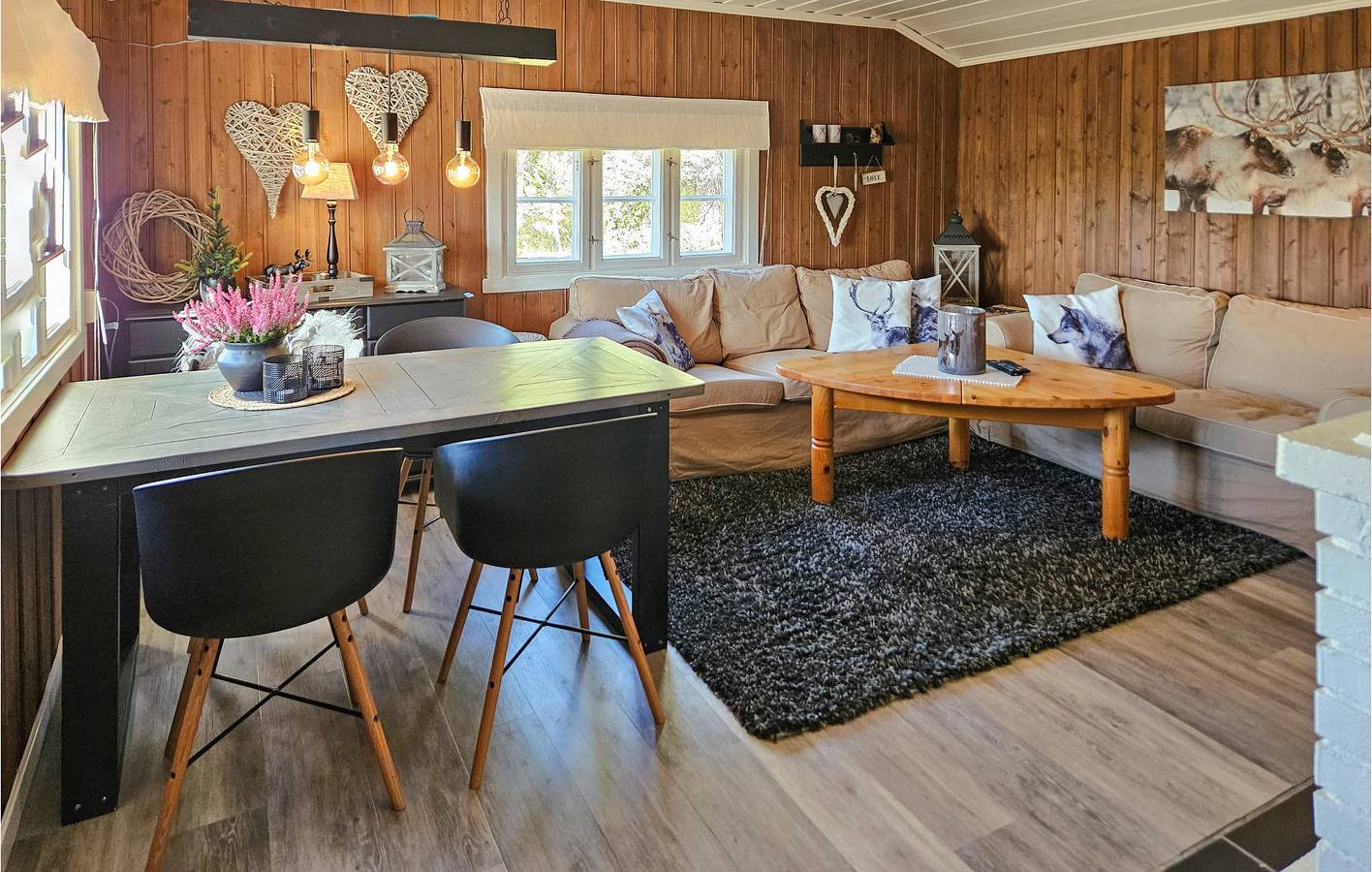 Ferienhaus für 9 Personen mit Terrasse in Hjartdal
