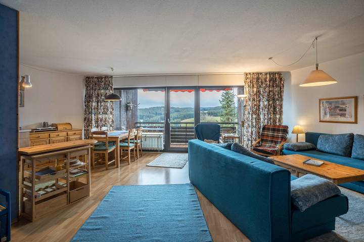 Ferienwohnung für 6 Personen, mit Sauna und Balkon in Schonach