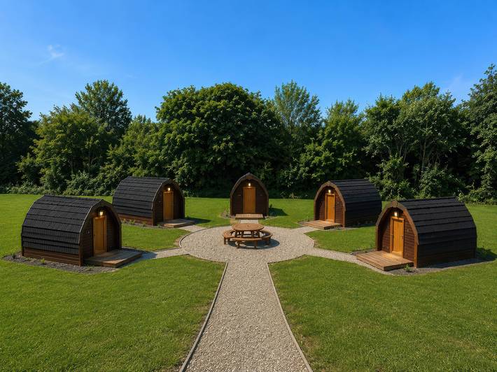 Hut for 2 people, with pets in Leicestershire