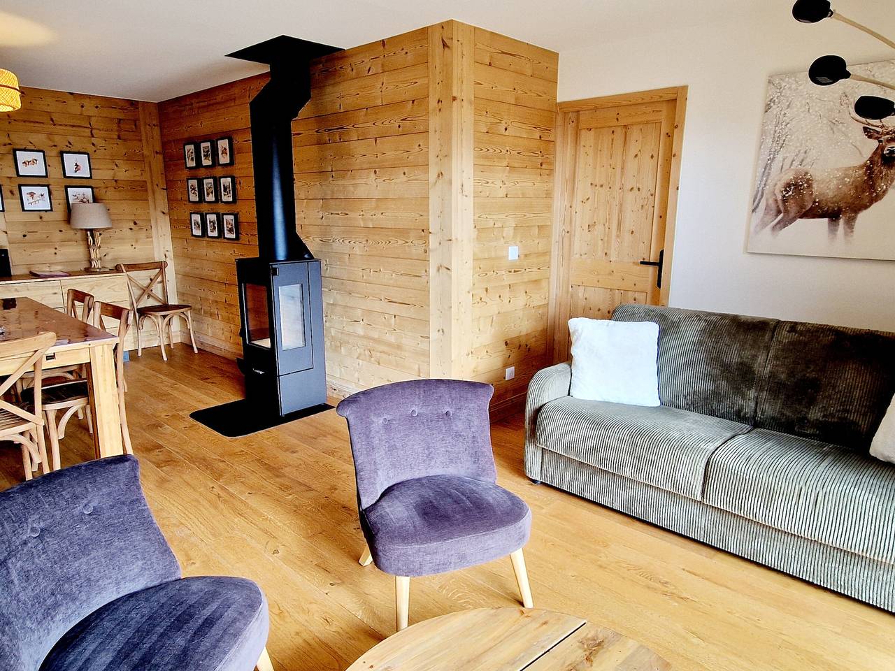Apartamento entero, Dúplex para 12 pers. cerca de pistas con balcón, Wifi y parking in La Plagne, Aime-la-Plagne