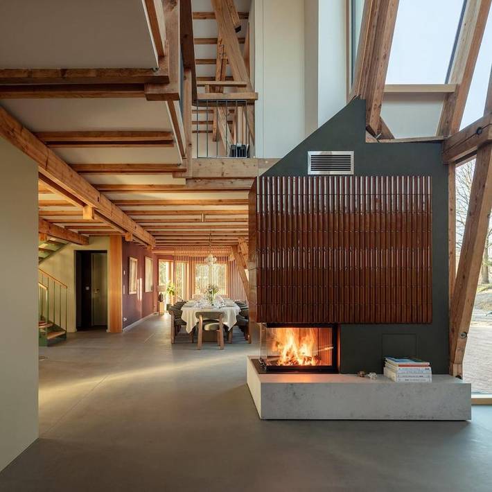 Ferienhaus für 15 Personen, mit Ausblick und Garten sowie Sauna in Oranienburg