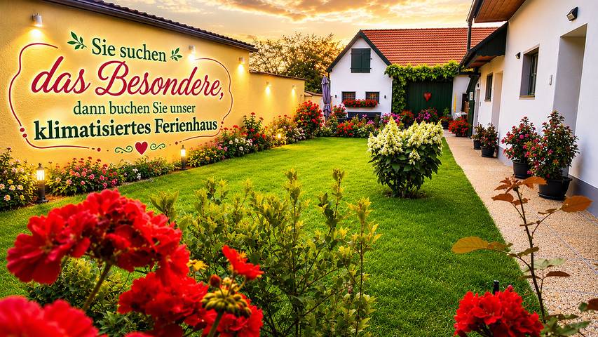 Ferienwohnung für 4 Personen, mit Garten - 1