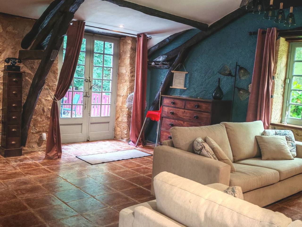 In Périgord Noir Dordogne in der Nähe von Limeuil in Urval, Périgord Pourpre