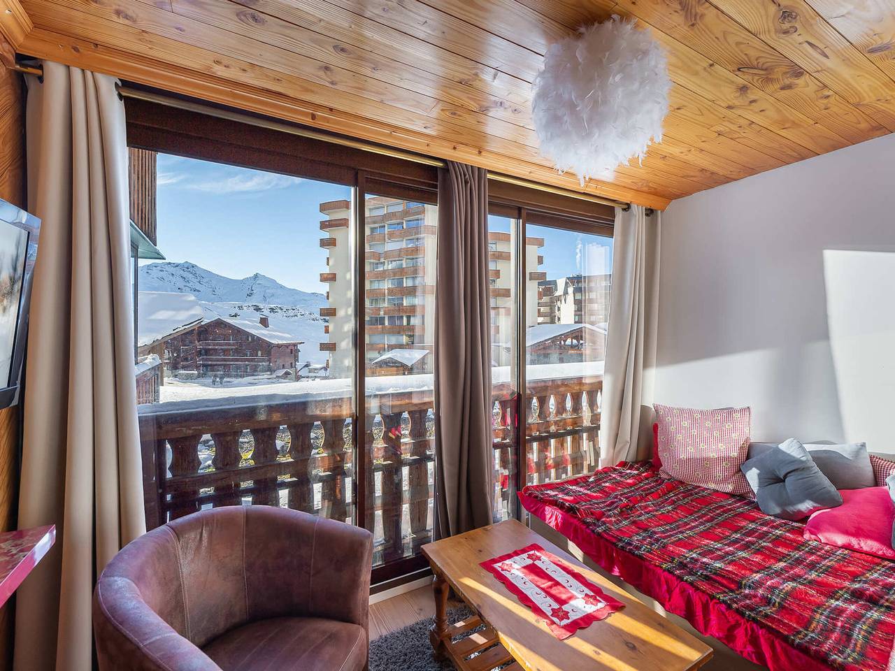 Estudio entero, Apartamento para 4 cerca de pistas en Val Thorens in Val Thorens, Les Trois Vallées