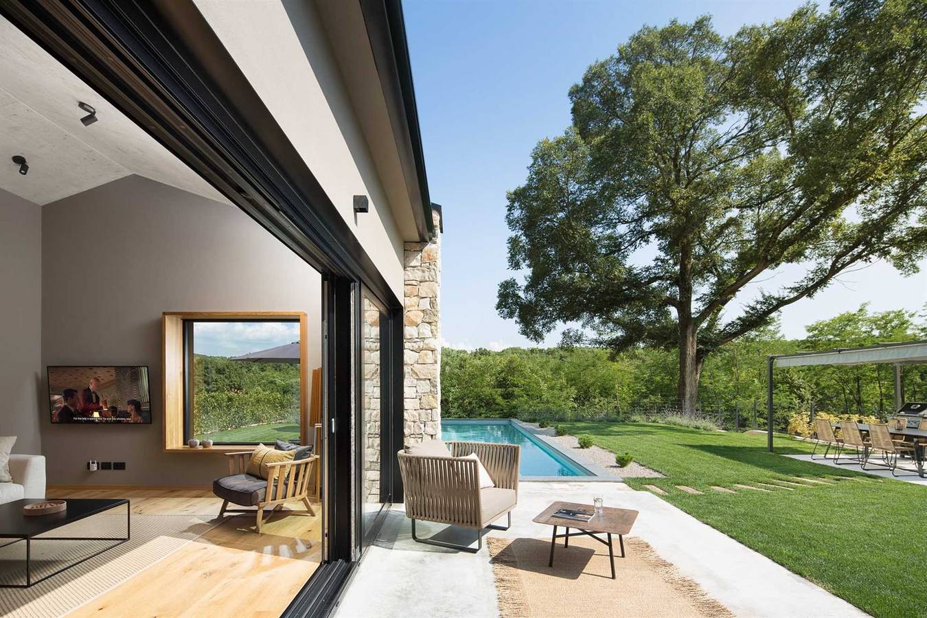 Villa Touch of Nature mit Pool in Skropeti, Zentralistrien