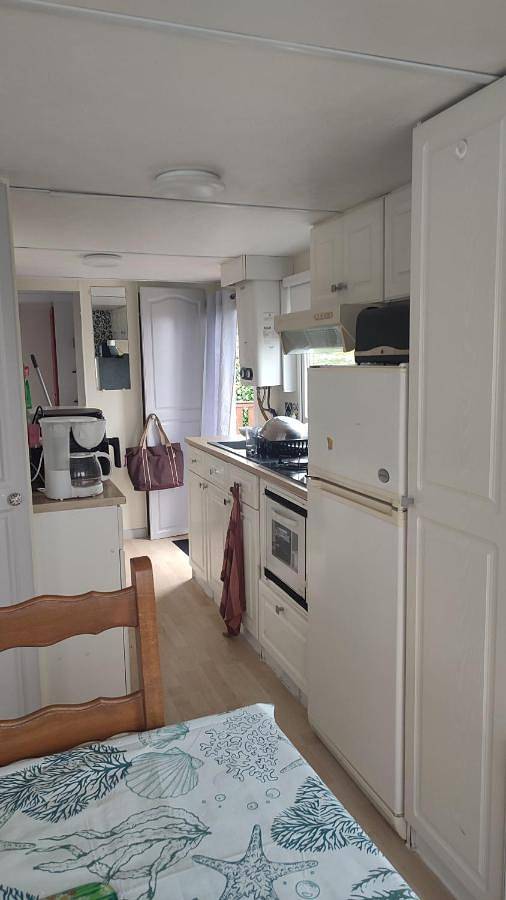 Mobil-home climatisé à 2 min d'Ogliss Park in Moutiers-les-Mauxfaits, Vendée