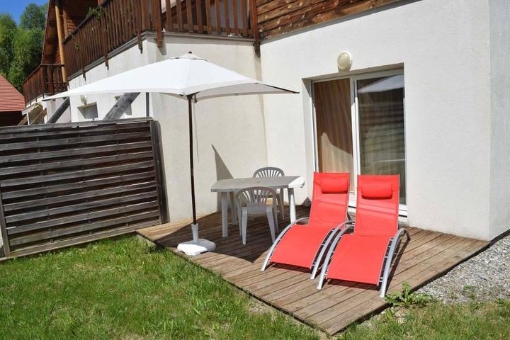 Appartement de vacances pour 6 personnes, avec Terrasse et Jardin