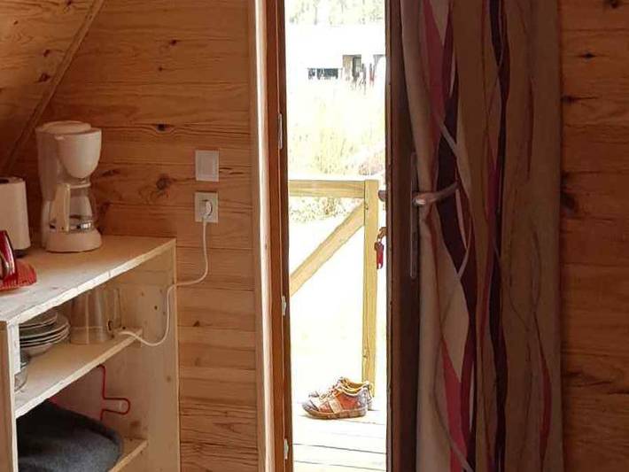 Camping Aquarev - Hébergement 2 personnes - Wood Sans sanitaires in Loudéac, Cotes-d'Armor