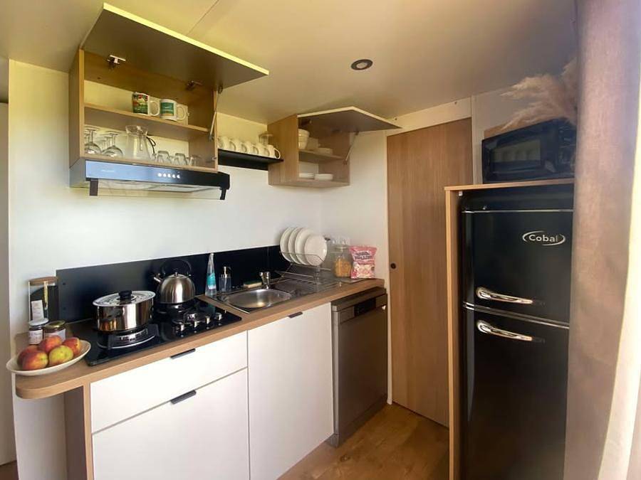 Camping Ensoya - Mobilhome 4 personas - Cottage Zen 2 dormitorios con aire acondicionado in Sigean, Region de Narbonne