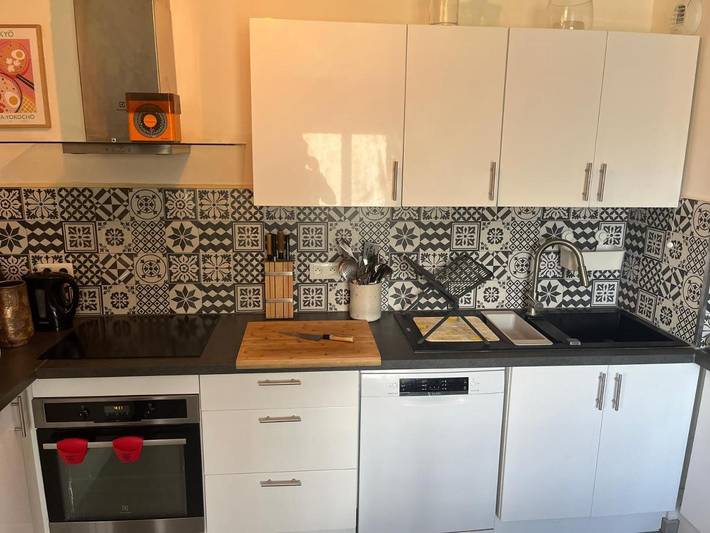 Gîte pour 4 personnes, avec Balcon ainsi que Terrasse et Vue dans Péron