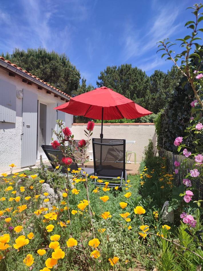 Gîte pour 2 personnes, avec jardin