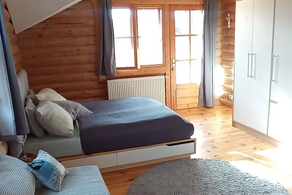 Lodge im Blockhaus -gemütliches Chillen im blauen Land am Fuße der bayr. Alpen in Obersöchering, Pfaffenwinkel