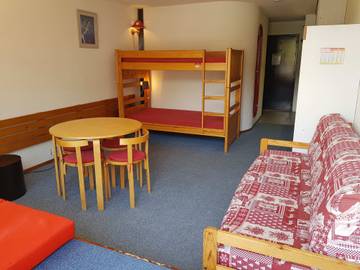 Gîte pour 4 personnes, avec terrasse dans Arc 1600