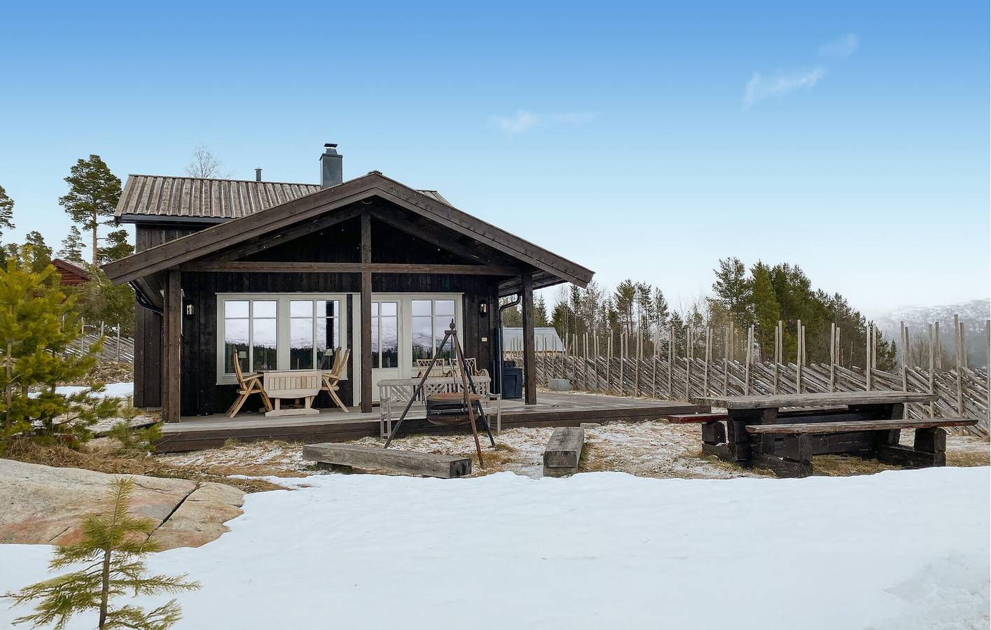 Casa de vacaciones para 8 personas con vistas in Oppdal