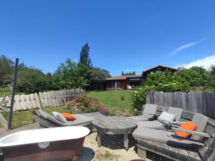 Chalet für 8 Personen, mit Garten und Ausblick sowie Terrasse, mit Haustier - 1