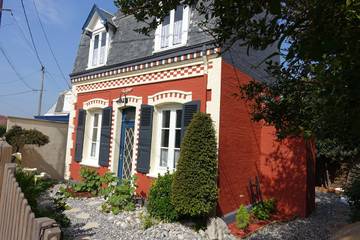Gîte pour 4 personnes, avec terrasse ainsi que sauna et jardin à Cayeux-sur-Mer