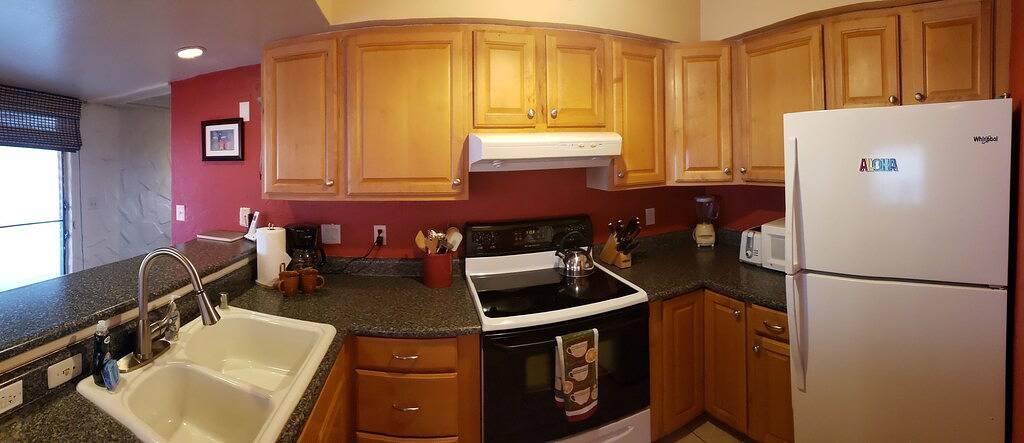 Vacation rental for 4 people, with terrace and yard as well as pool in Kailua-Kona