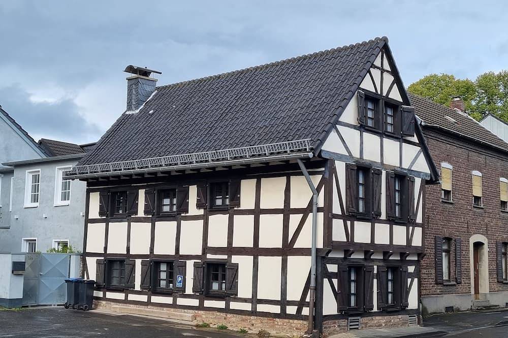 Old romantic half-timbered house near the Rhine in Porz (Köln), Cologne