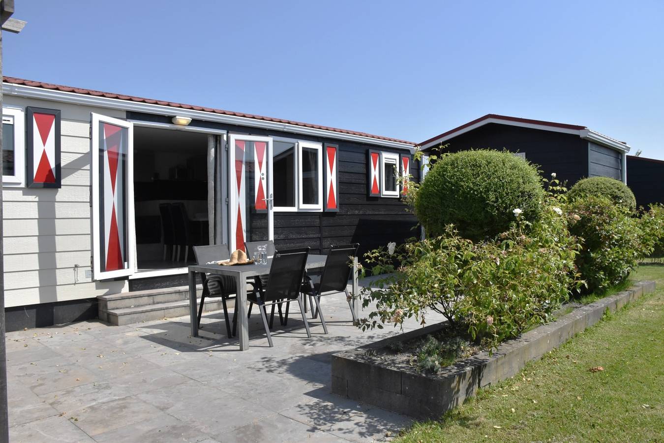 Geräumiges chalet für 5 Personen mit Klimaanlage und privater Terrasse in Serooskerke in Serooskerke, Walcheren