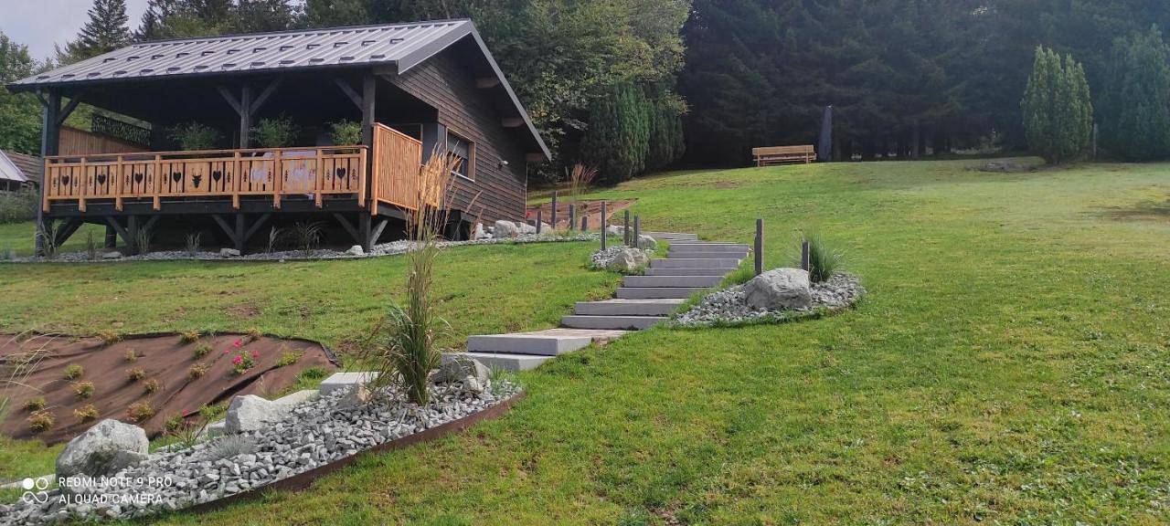 Chalet neuf avec jacuzzi privé, vue imprenable sur Massif des Vosges in Belfahy, Haute-Saône