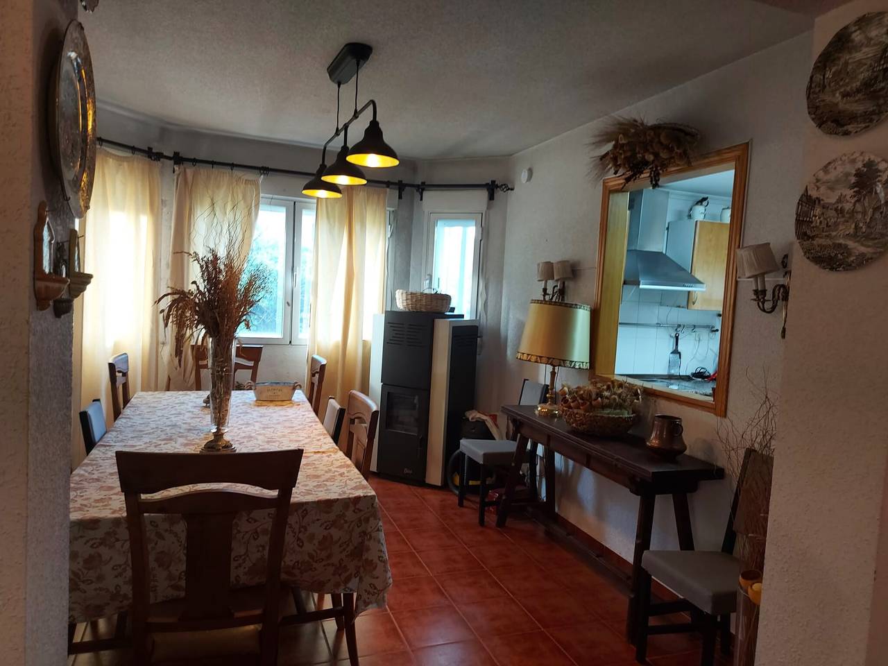 Ferienhaus 'La Rosa De Los Vientos' mit Bergblick, Privatpool und Wlan in El Espinar, Segovia Provinz