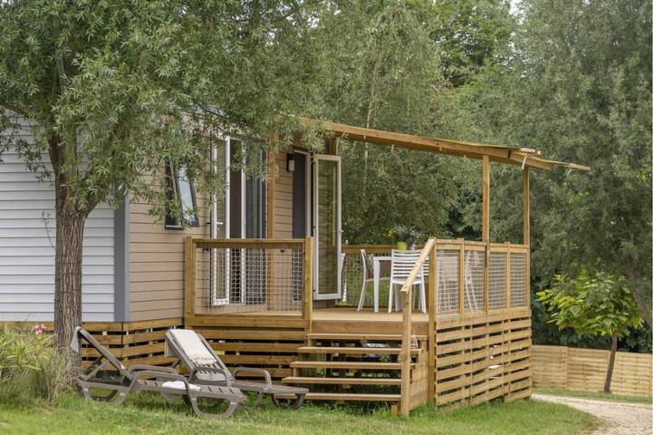 Mobil home pour 4 personnes, avec piscine et jardin, animaux acceptés dans Boulazac Isle Manoire - 2