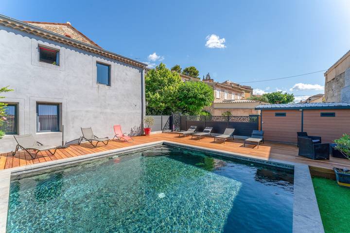 Gîte pour 6 personnes, avec Jardin dans Rasteau, Provence
