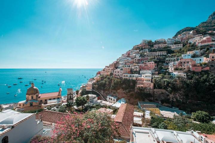 BnB für 2 Personen, mit Whirlpool und Sauna sowie Pool und Balkon in Positano