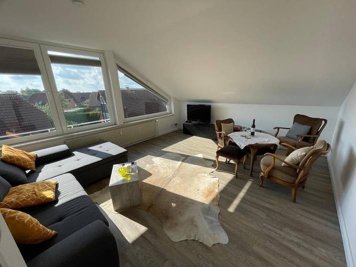 Ferienwohnung für 7 Personen, mit Garten und Ausblick