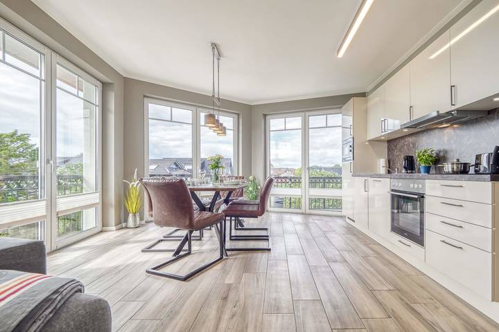 Ferienwohnung für 4 Personen, mit Balkon und Sauna in Zingst