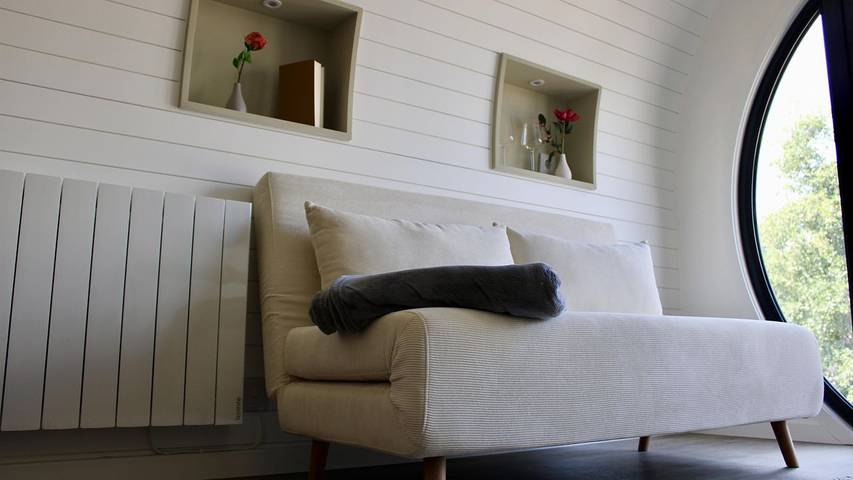 Hütte für 2 Personen, mit Terrasse und Sauna in Naturpark Barnim - 3