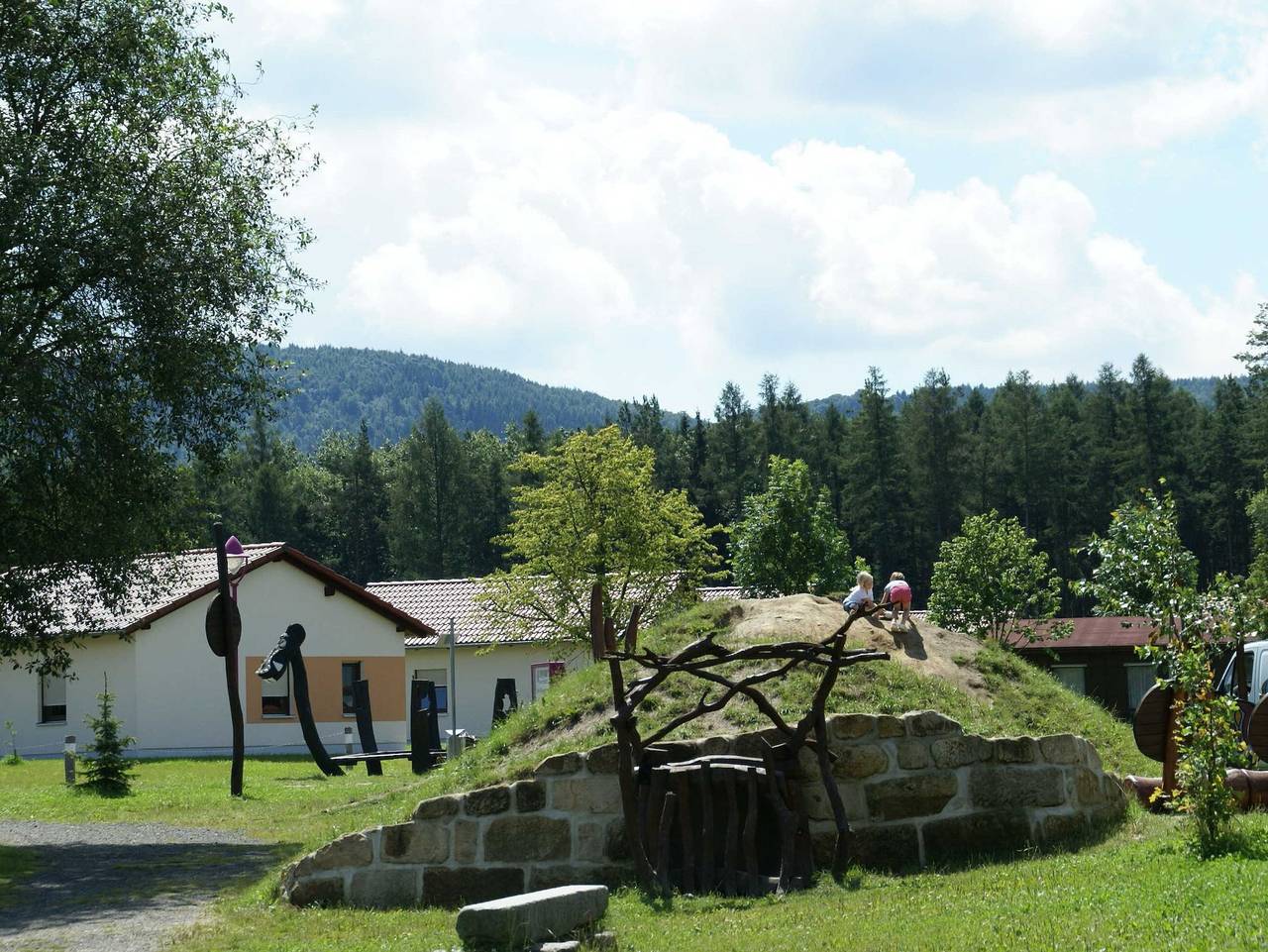 Ganze Ferienwohnung, Trixi Ferienpark Zittauer Gebirge - Ferienhaus Typ C1 Breitebergblick in Großschönau, Zittauer Gebirge