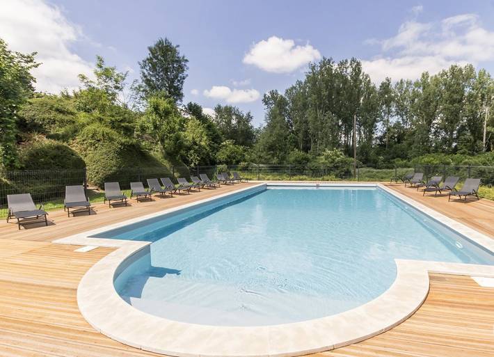 Chalet pour 30 personnes, avec jardin ainsi que terrasse et piscine, animaux acceptés dans le Calvados - 2