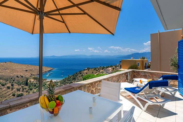 Appartement de vacances pour 4 personnes, avec jardin et vue