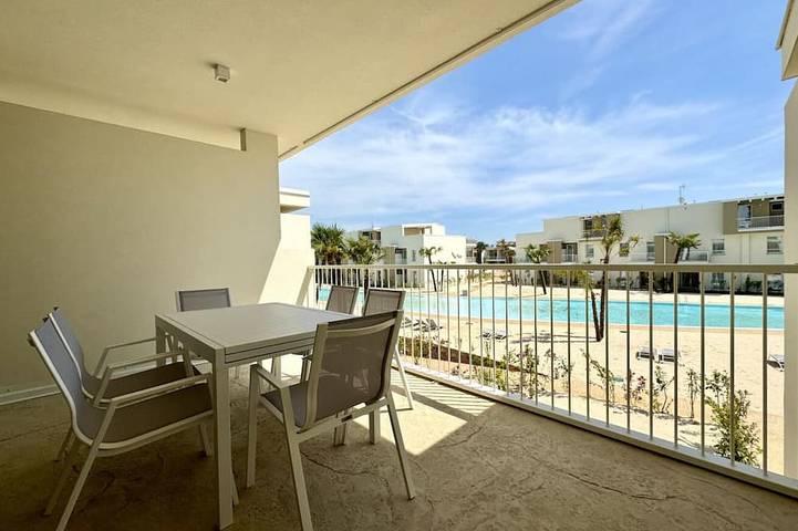 Ferienhaus für 6 Personen, mit Pool, mit Haustier
