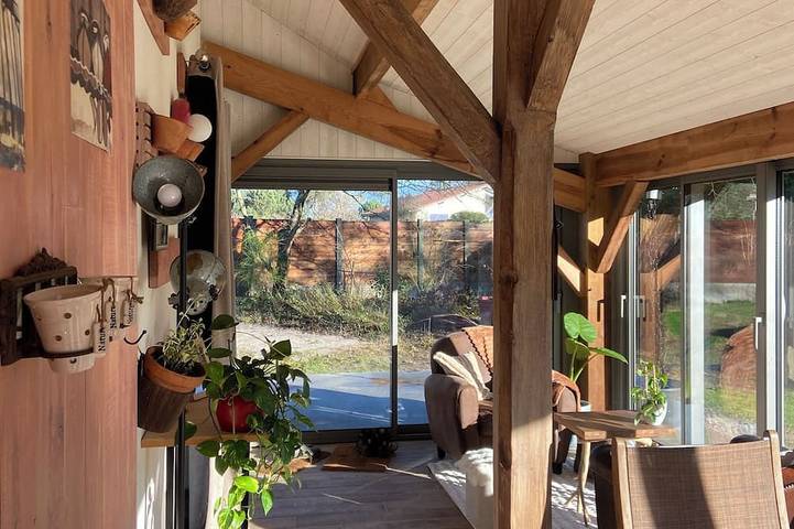 Ferienhaus für 4 Personen, mit Garten