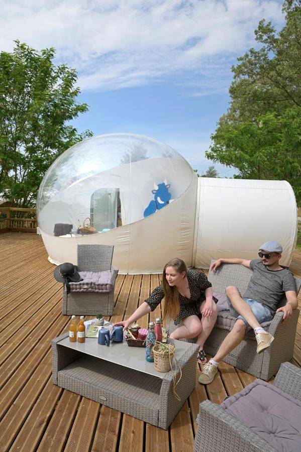 Bulle Spa Paysanne in Jarcieu, Région de Vienne