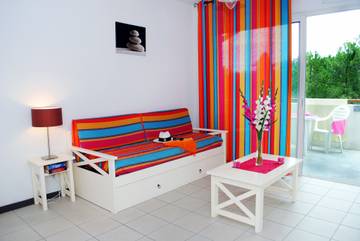 Gîte pour 6 personnes, avec sauna ainsi que balcon et piscine dans Moliets-Plage