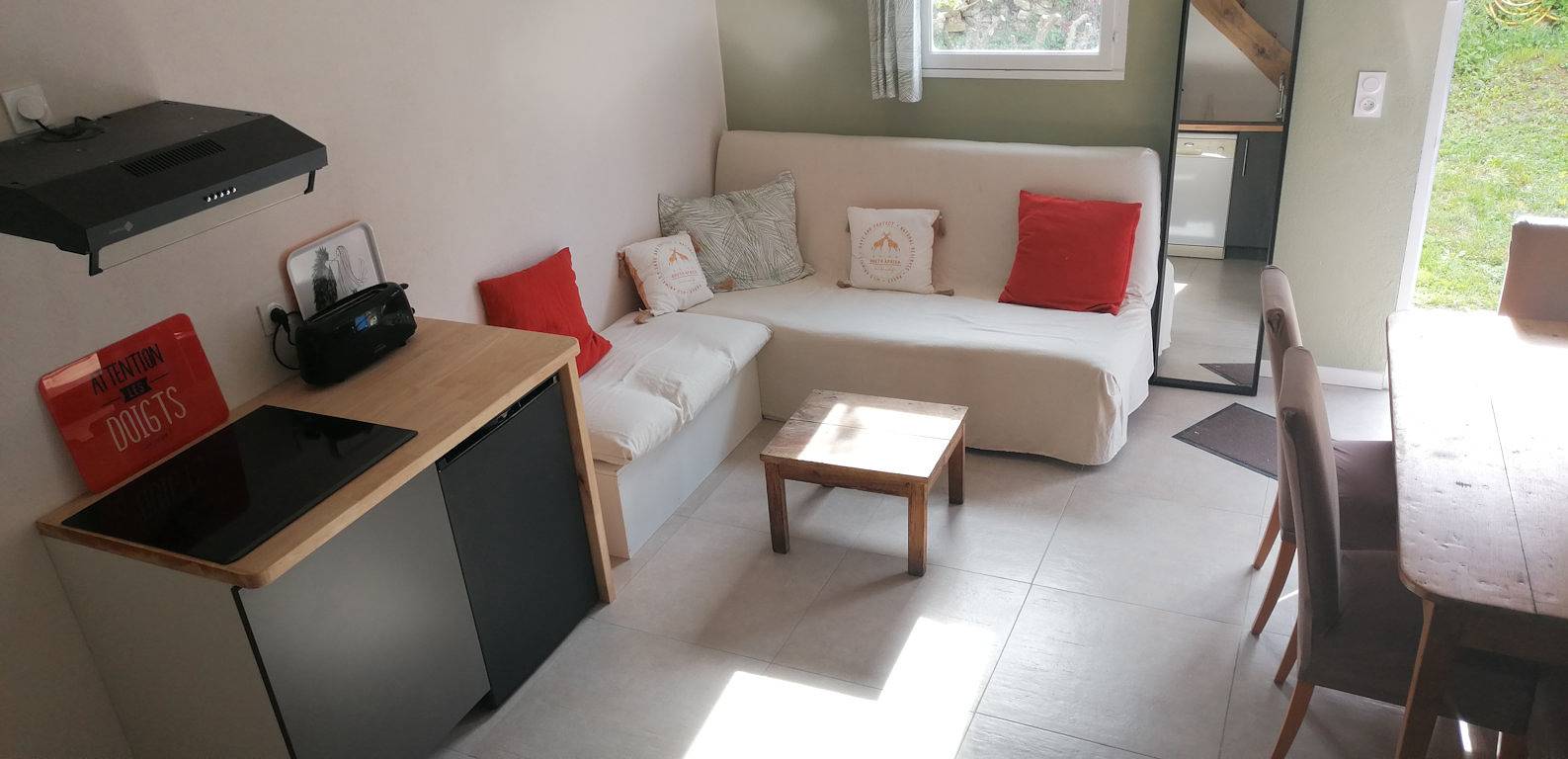 Rez de jardin en duplex Mimosa, 4 / 5 pers. in Patrimonio, Région de Calvi