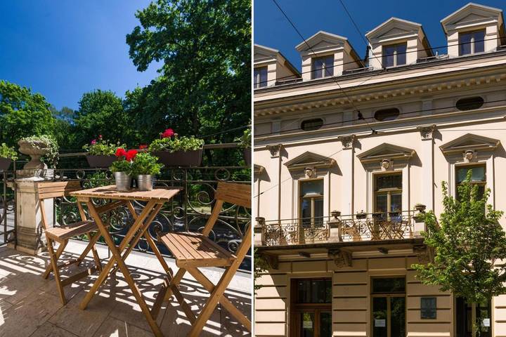 Apartahotel para 8 personas, con vistas además de sauna y terraza, Se admiten mascotas en Cracovia