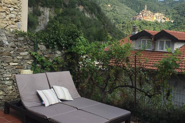 Ferienhaus für 7 Personen, mit Garten