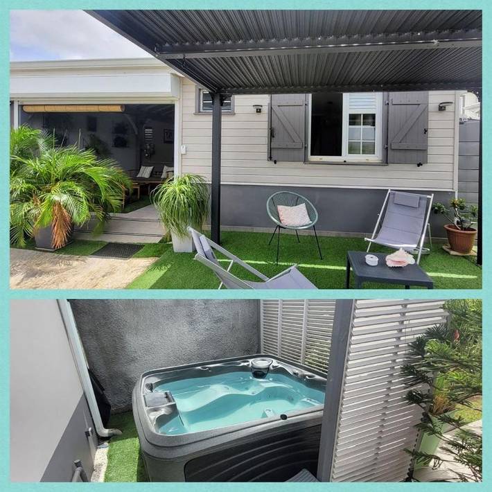 Maison de vacances pour 3 personnes, avec jacuzzi et jardin