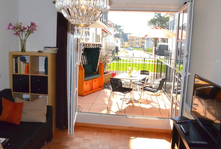 Ferienwohnung für 2 Personen, mit Pool und Sauna sowie Balkon in Baabe - 3