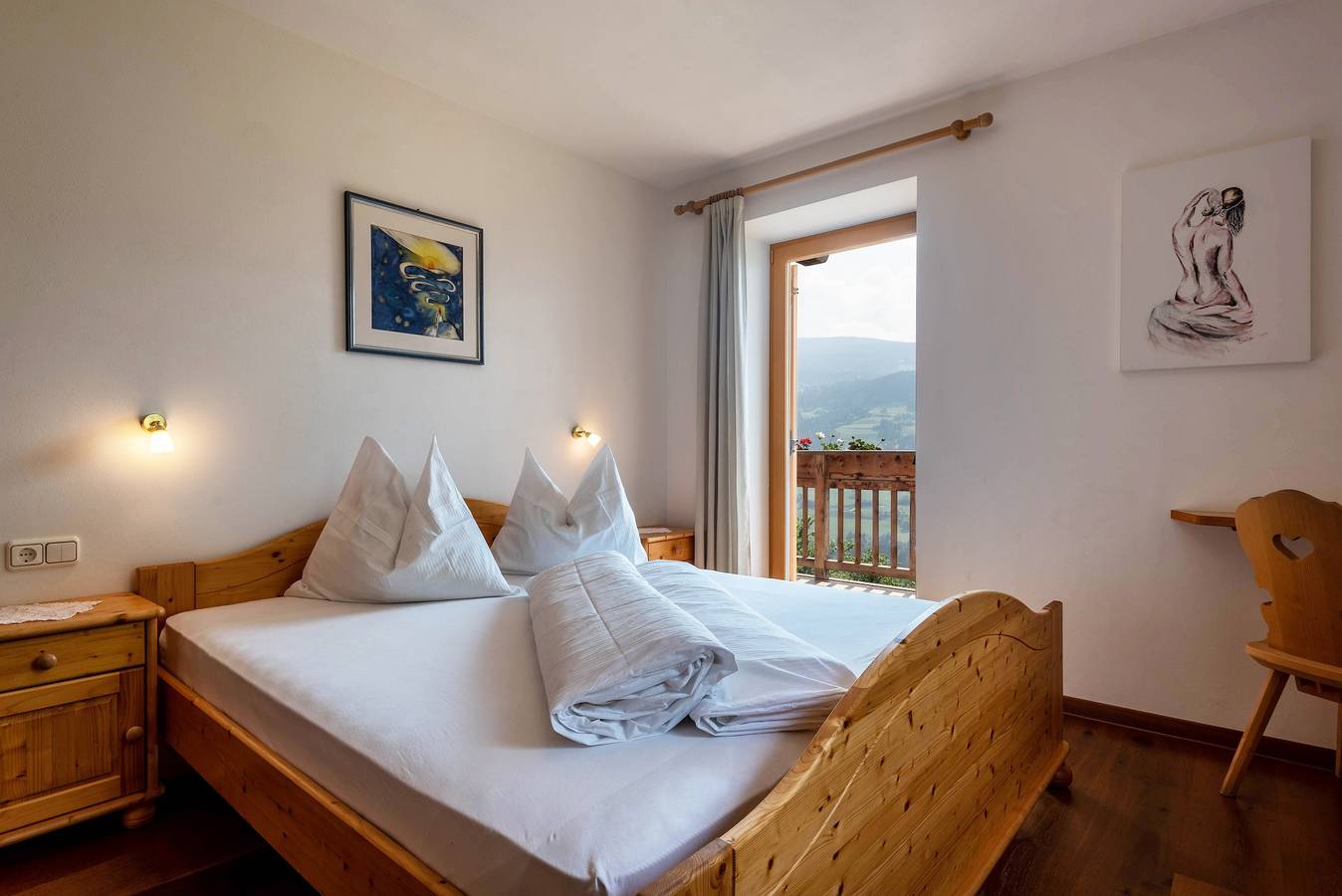 Ganze Wohnung, Ferienwohnung "Schlern Winklerhof" mit Bergblick, Garten und Wlan in Villanders, Sarntaler Alpen